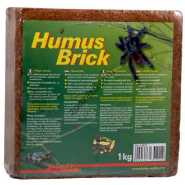 Кокосов хумус за терариуми, 1 кг. - Lucky Reptile Humus Brick